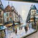 Signed painting by Duchamp on a Parisian street.