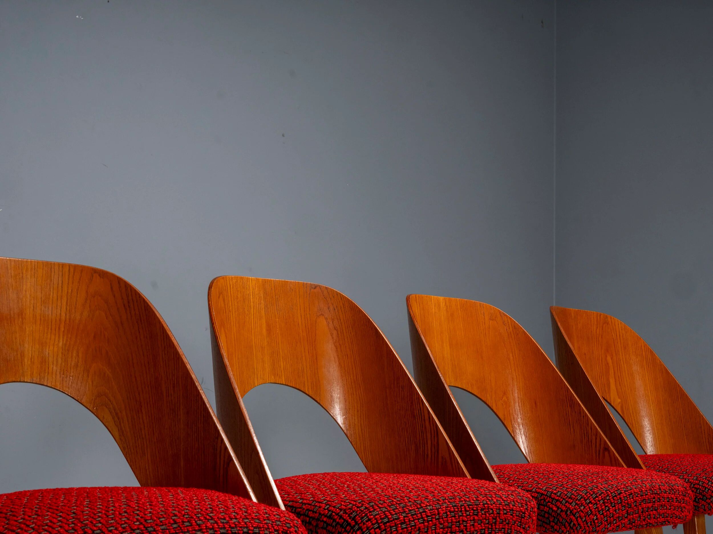 Antonín Šuman dining chairs, Tatra Nábytok, Czechoslovakia 1960s