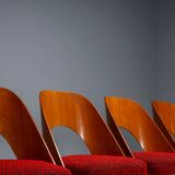 Antonín Šuman dining chairs, Tatra Nábytok, Czechoslovakia 1960s