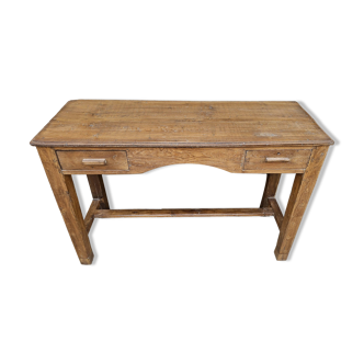 Ancien bureau - console en teck birman