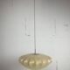 Lampe suspendue en forme de cocon OVNI du milieu du siècle avec laiton dans le style d'Achille Castiglioni, années 1960