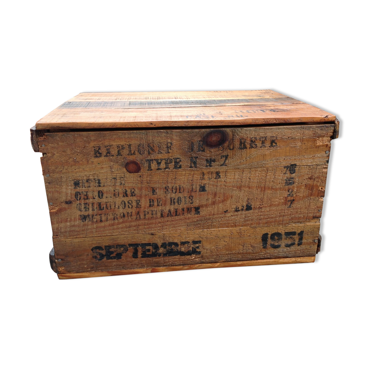 Old wooden crate explosive industrial style 50