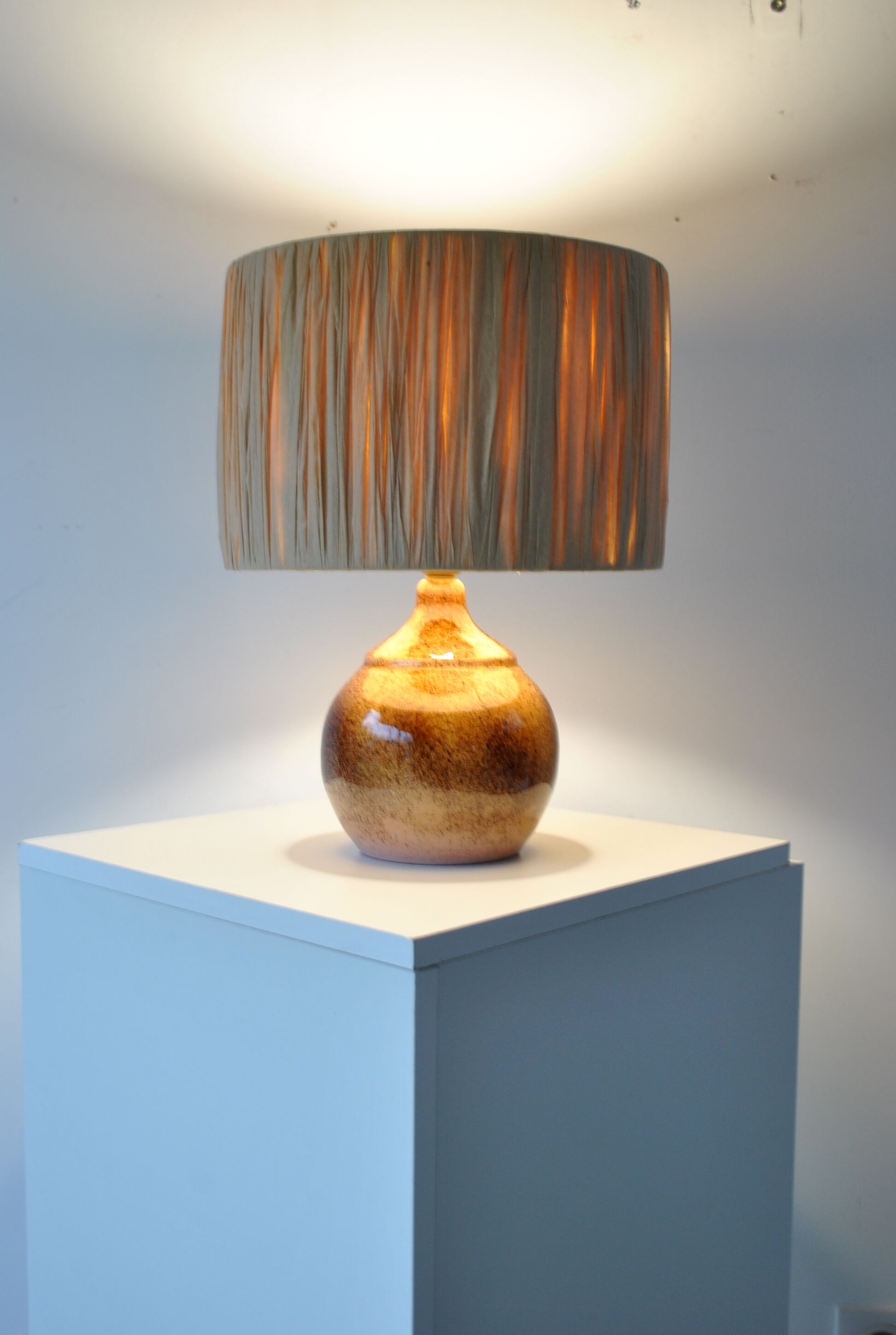 Ceramic lamp by Francis Dumelié 1970