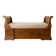 Lit bateau / Banquette ancienne noyer massif – Style Louis-Philippe –