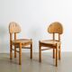 DANISH WOODEN DINING CHAIRS PINE BY RAINER DAUMILLER, 1970s