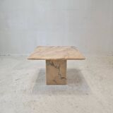 Table basse en marbre, italie, 1980s