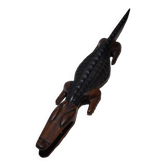 Wooden crocodile