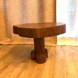 Exotic wood side table