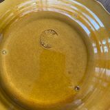 Set of 6 honey-colored dessert plates in glazed clay Pottery Ravel