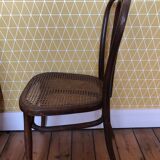 Fluted bistro chair in early 1900