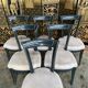 6 directoire style chairs signed maurice hirch