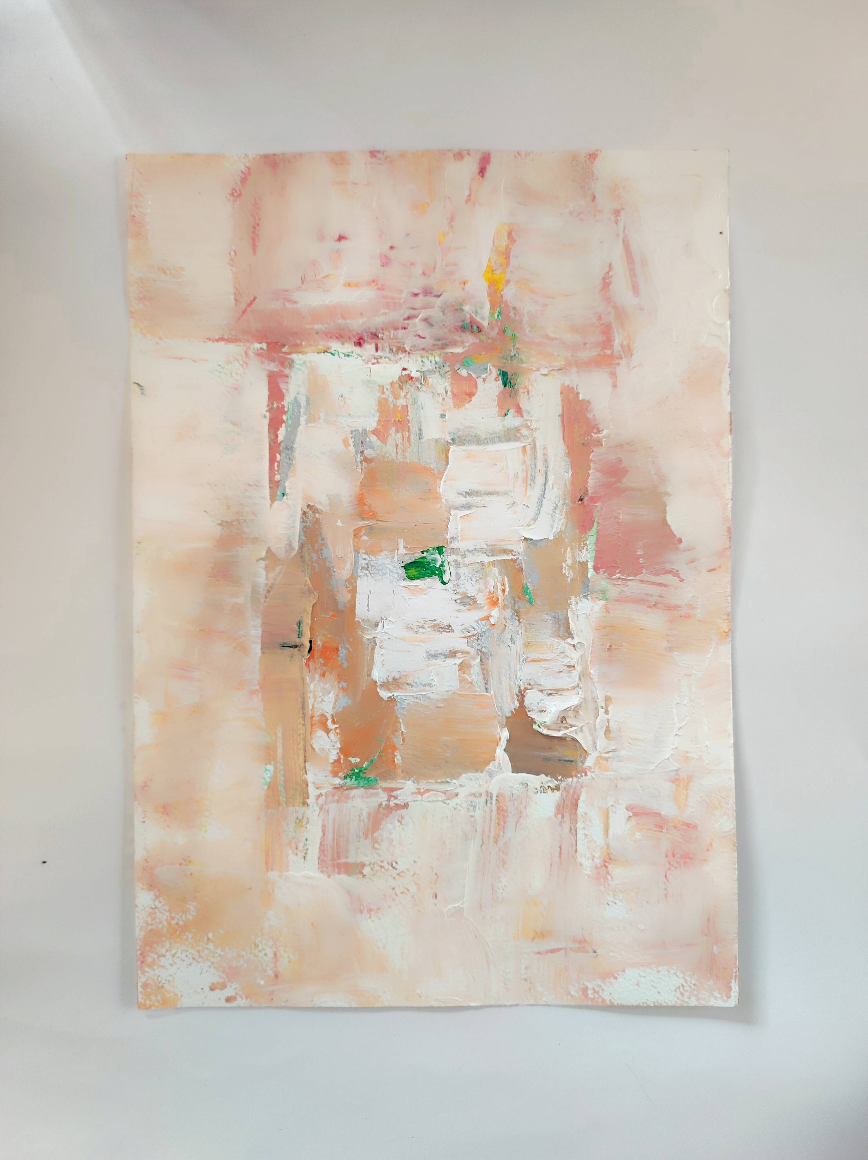 Abstract landscape painting