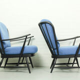 Canapé-lit modèle '355' et 2 fauteuils windsor, Lucian Ercolani pour Ercol