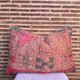 Magnifique coussin Kilim berbère vintage du Maroc