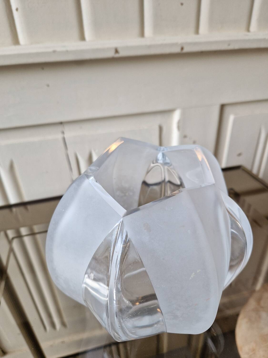 Art Deco Crystal Vase