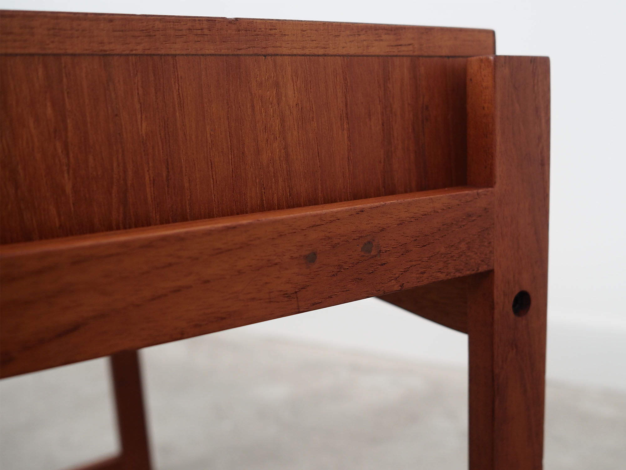 Teak bedside table, Danish design, 1970s, production: Denmark