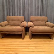 Pair of Coronado armchairs, designed by Tobia Scarpa, C&B Italia, 1960s