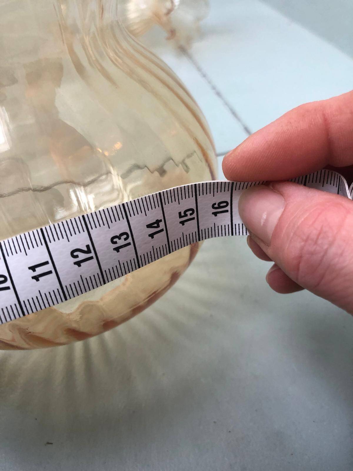 Paire de globes tulipes ambrés