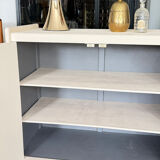 Vintage compass leg chest of drawers