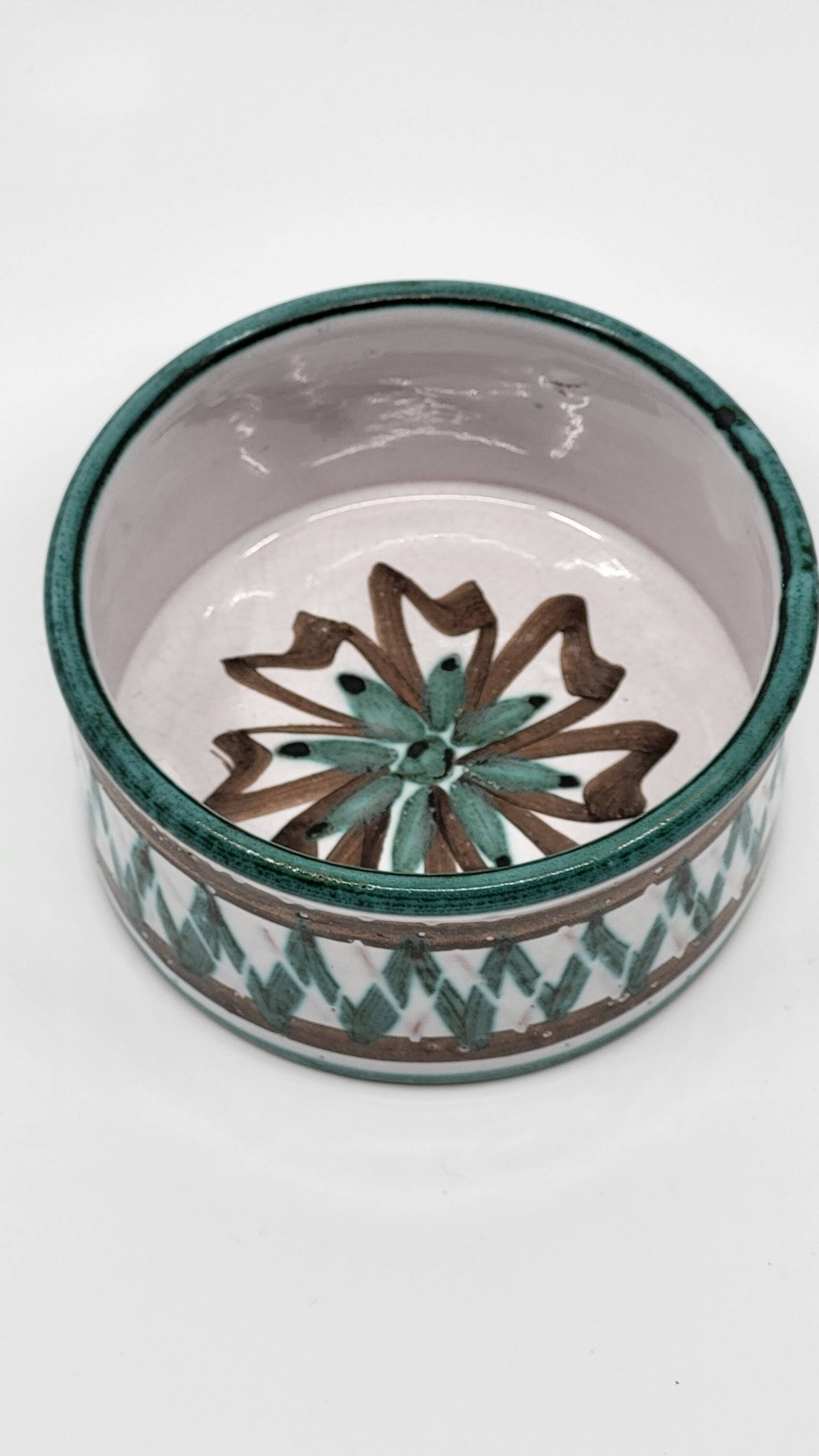 Vintage French ceramic ramekin by Robert Picault Vallauris 1970