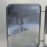 Vintage triptych barber mirror