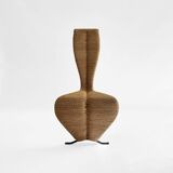 1 X  Postmodern 1980s Dining Side Rope Chair