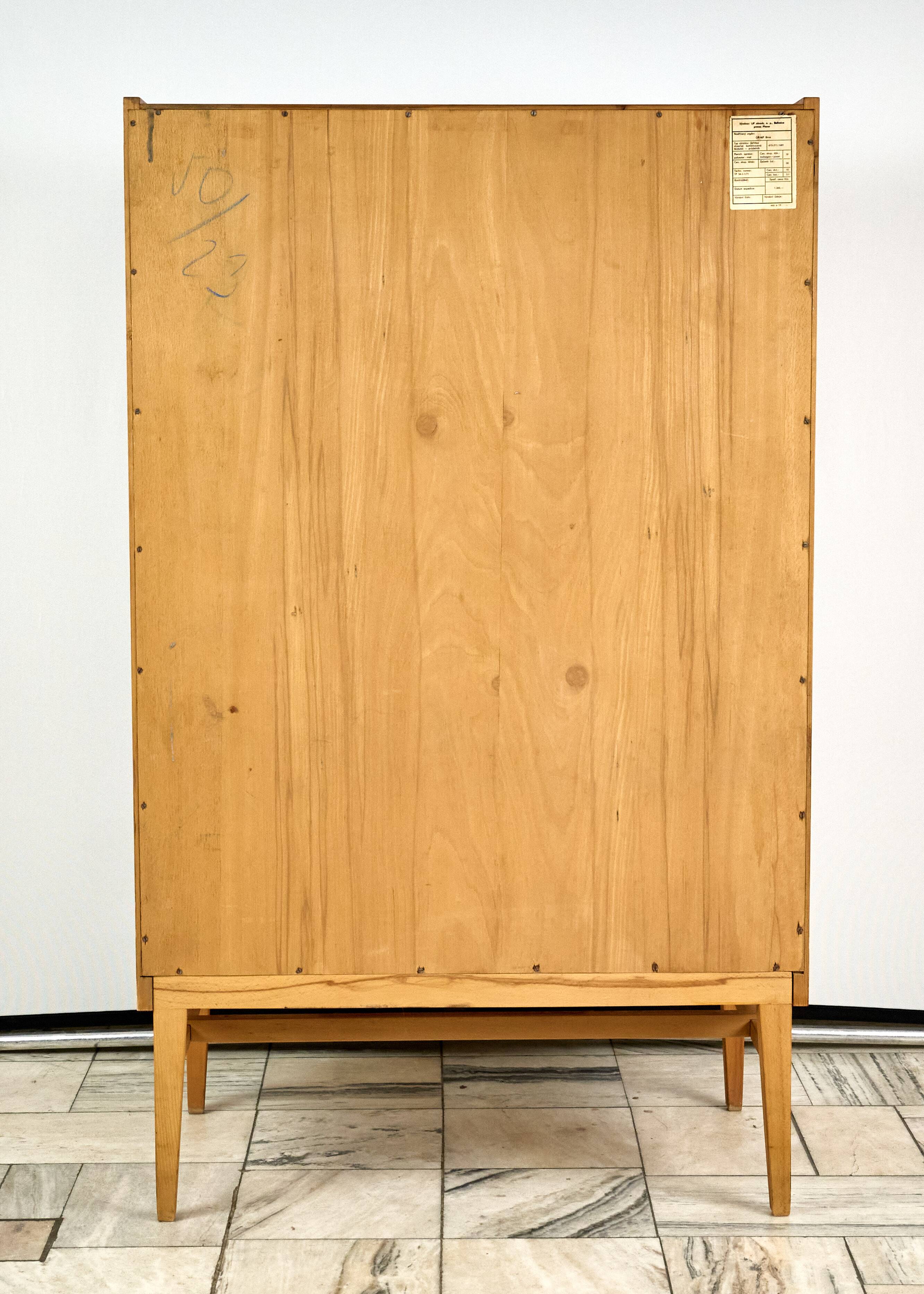 Vintage Wardrobe Cabinet by František Mezulánik for Up Závody, 1970s