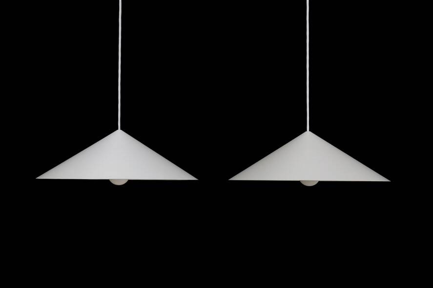 Postmodern Focus '1001' / 'Pendant No. 1' pendant lamp / Claus Bonderup / Torsten Thorup / 1970s / 1980s