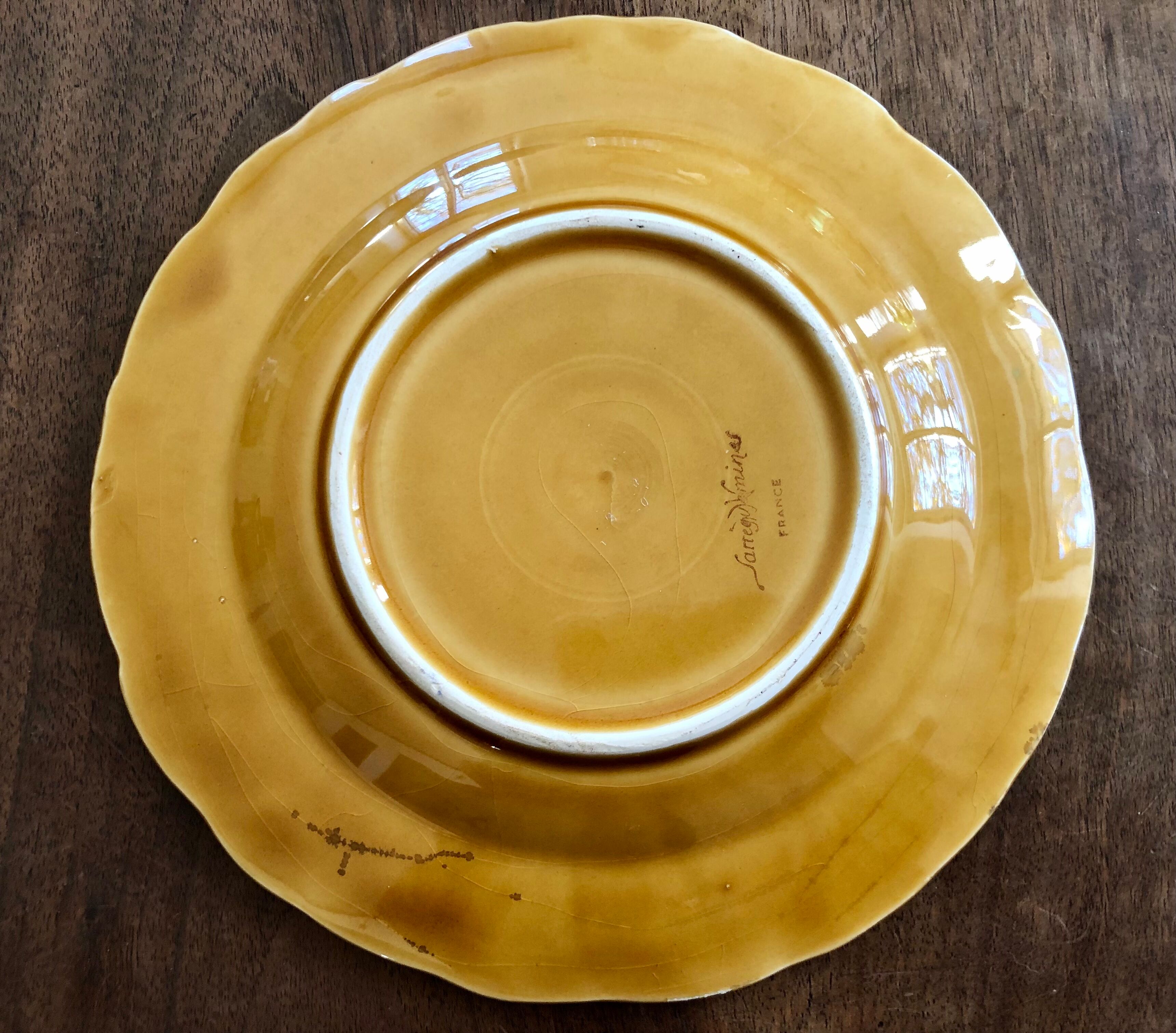 Sarreguemines slurry plate