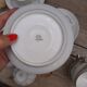 Tea cups and saucers Porcelain Art Deco