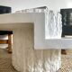 Table basse en travertin magnussen ponte
