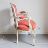 Velvet convertible chair