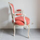 Velvet convertible chair
