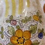 Large ceramic rooster pitcher Deruta