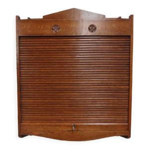 Classeur suspendu en chêne vintage