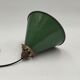 Old enamelled sheet metal lamp