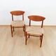 Ensemble de 2 chaises en teck par Peter Hvidt et Orla-Molgaard Nielsen
