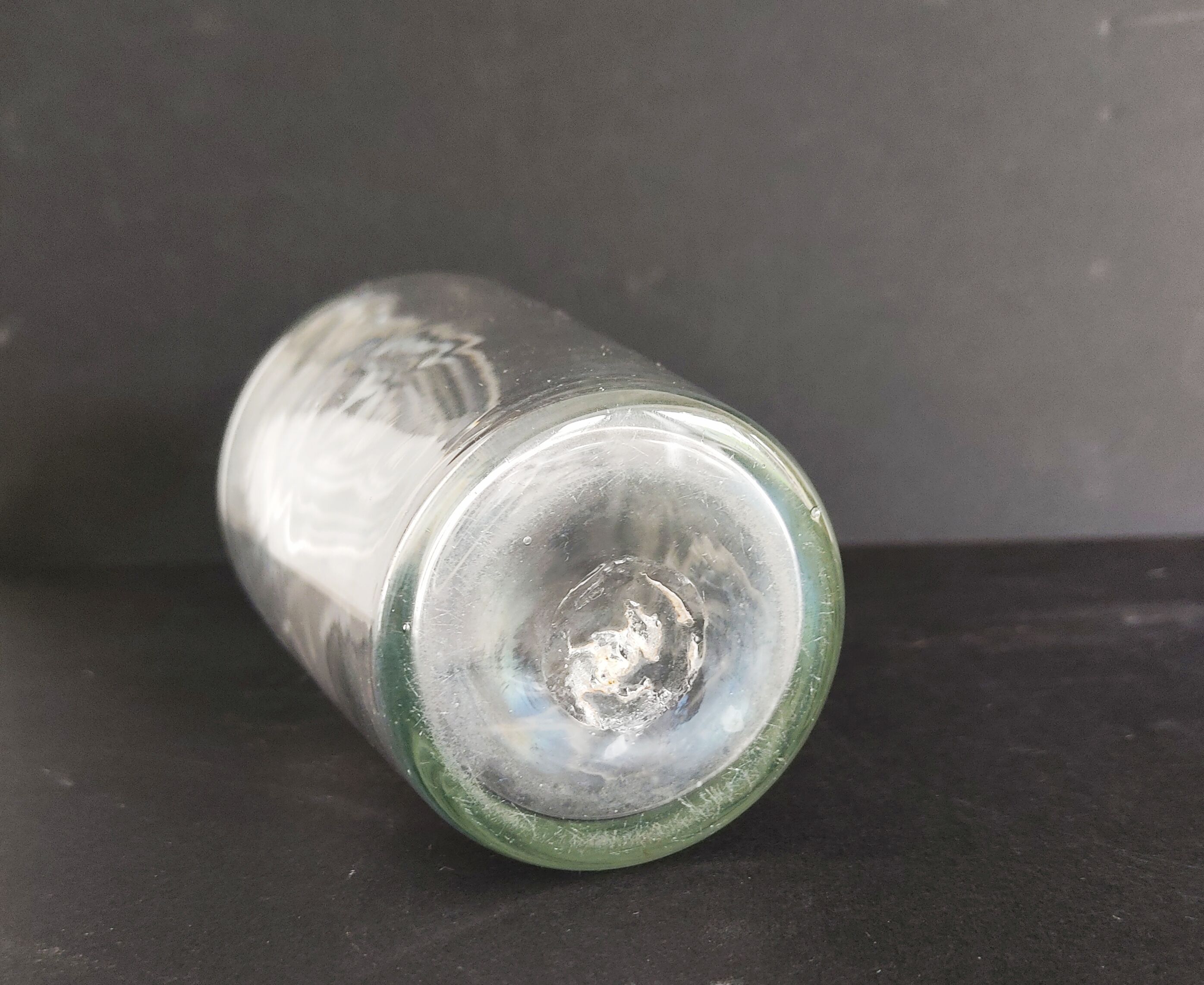 Glass carafe blown around 1900