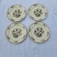 4 dessert plates Villeroy & Boch model Phoenix diam 19 cm