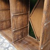 Old Burmese teak shop counter