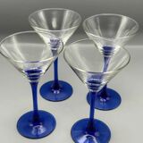 Set of 4 Luminarc cocktail glasses made in France