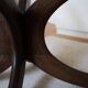 Table basse en verre et en bois