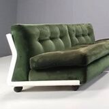 Canapé modulable en velours Amanta Mario Bellini pour C&B Italia