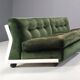 Modular velvet canapé Amanta by Mario Bellini for C&B Italia