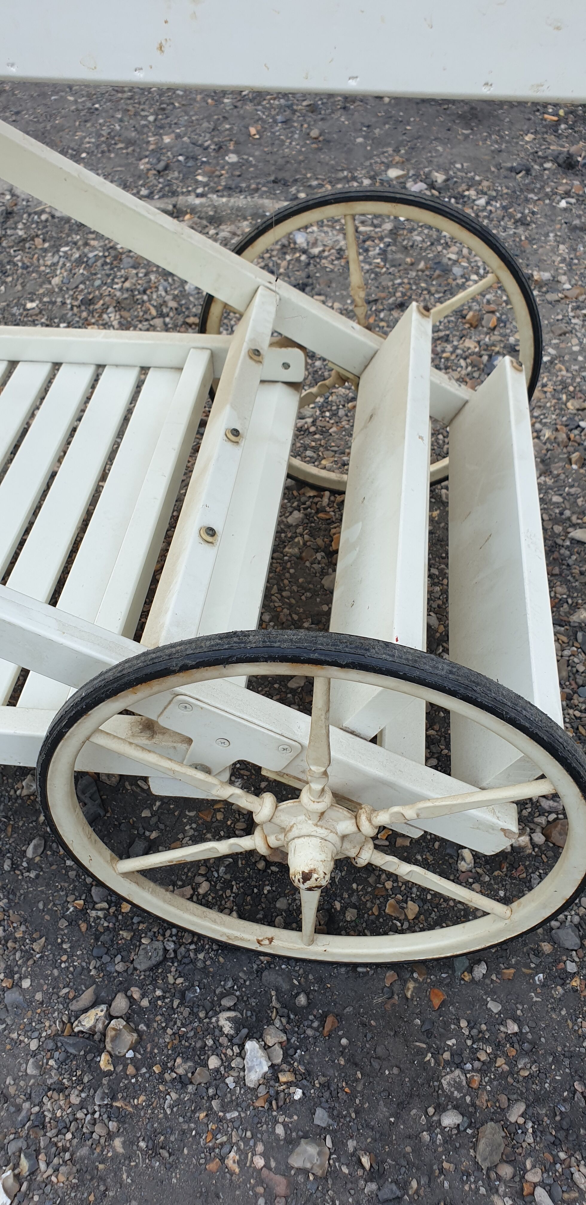Vintage outdoor bar trolley