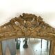 Mirror Louis XV in gilded carved wood Trumeau fireplace 19th century 80x56cm