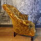Fauteuil crapaud de style napoléon iii