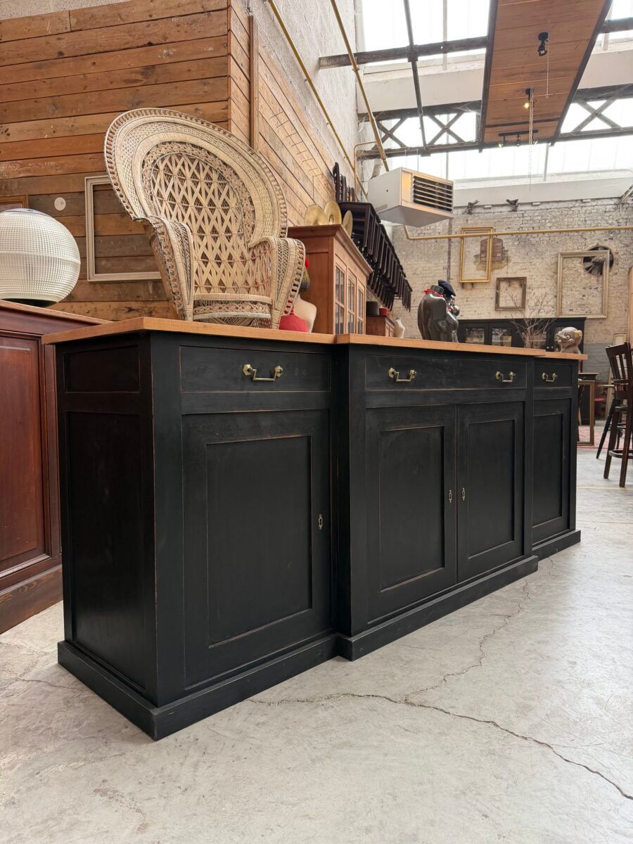 Large patinated sideboard from the 1950s.
