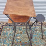 Architect's desk with integrated stool