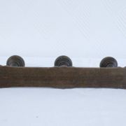 Vintage wooden coat rack